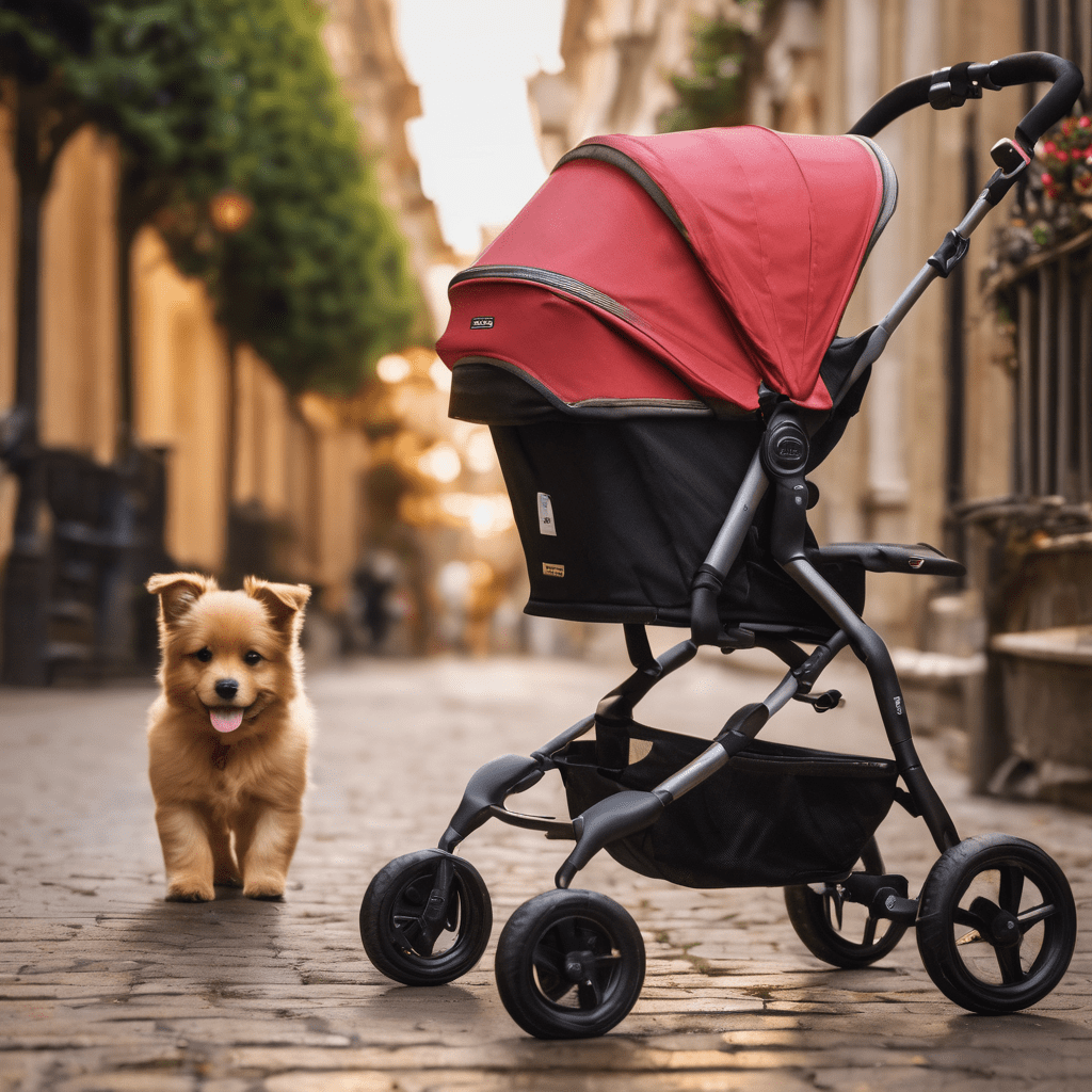 Double Dog Stroller for Small Breeds