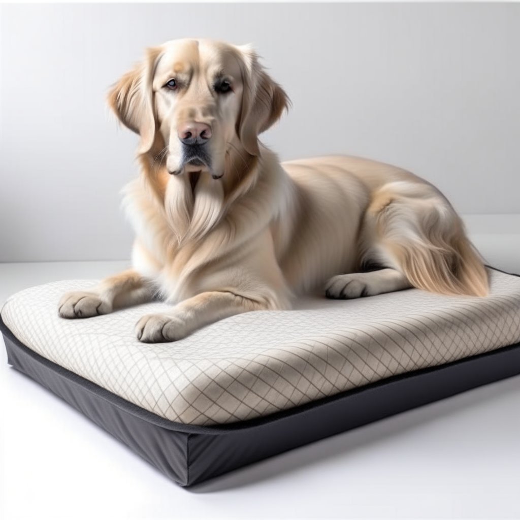 Orthopedic dog bed with washable cover